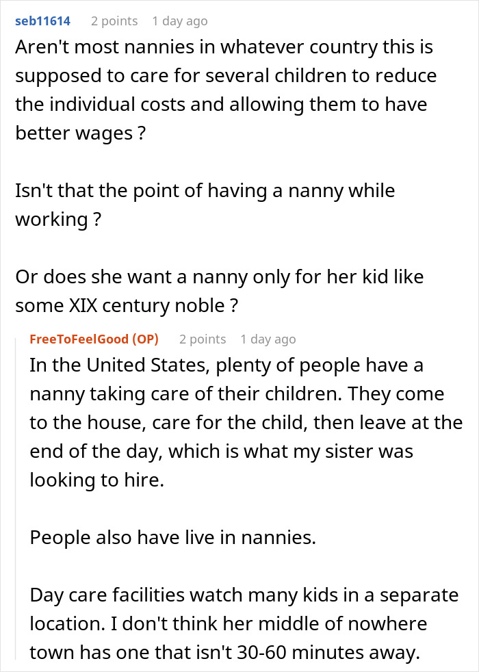 Woman Thinks Babysitters Don’t Deserve A Living Wage, Gets A Reality Check From Sibling