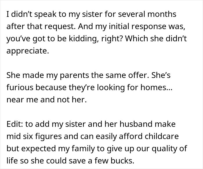 Woman Thinks Babysitters Don’t Deserve A Living Wage, Gets A Reality Check From Sibling