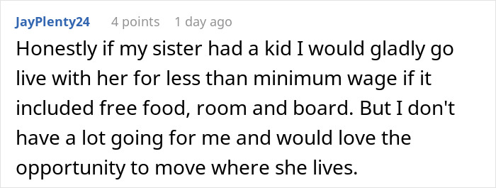 Woman Thinks Babysitters Don’t Deserve A Living Wage, Gets A Reality Check From Sibling