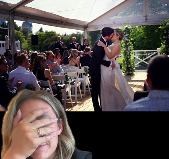 Woman Considers Recreating Wedding Photos Because The Originals Are So Bad