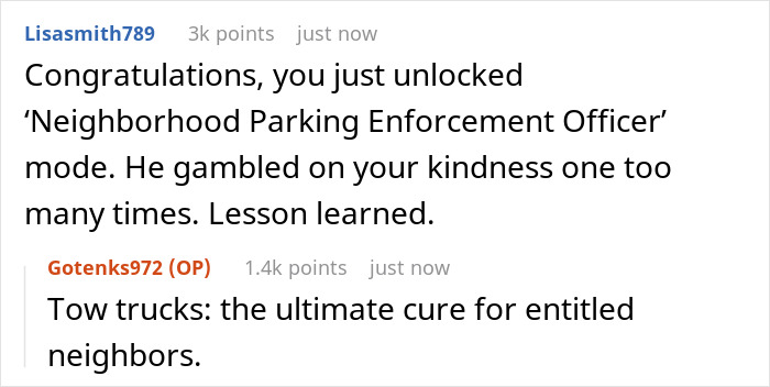 Nurse Comes Home From 12HR Shift To Find Neighbor Using Her Driveway Yet Again, Gloves Come Off