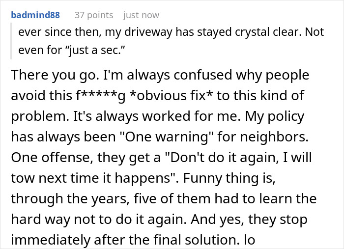 Nurse Comes Home From 12HR Shift To Find Neighbor Using Her Driveway Yet Again, Gloves Come Off