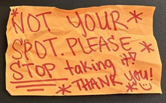 Someone Believes They Can Force New Neighbor To Give Up Her Paid Parking Space, But To No Avail