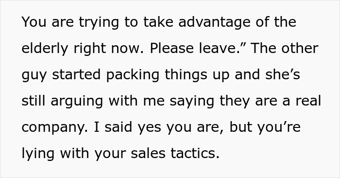 Grandkid Loses Patience With Villainous Vacuum Cleaner Salespeople, Kicks Them To The Curb
