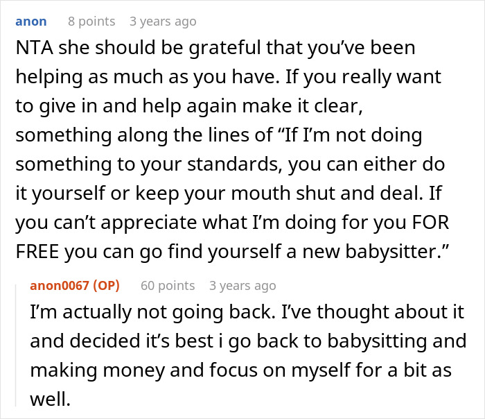Helpful Woman Stops Helping Rude SIL With Babysitting, SIL Furious When She Finally Walks Out