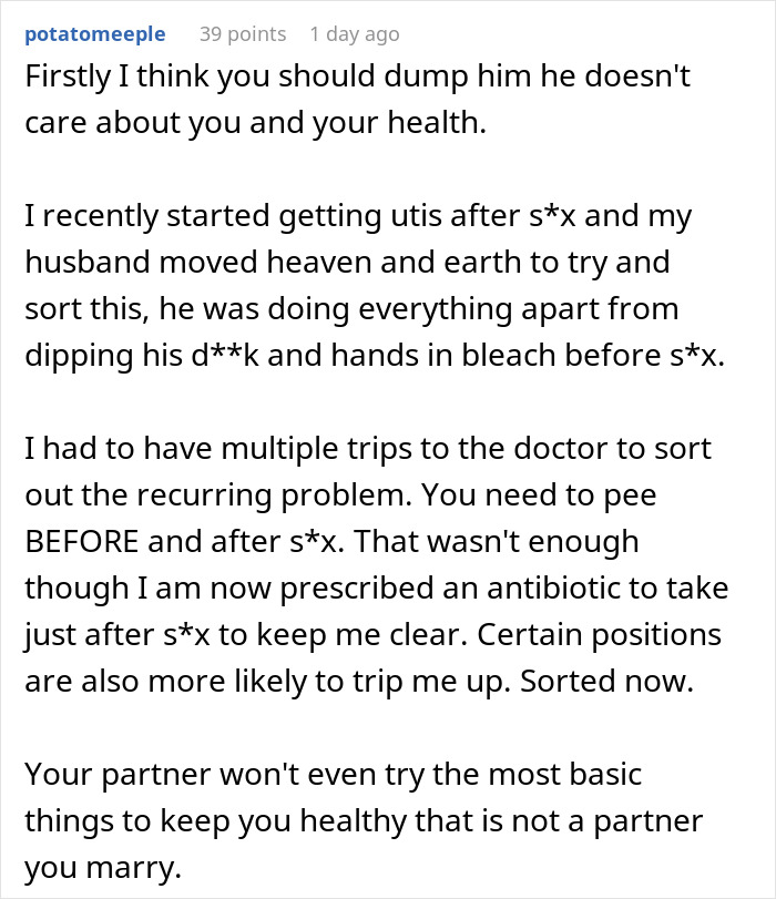 Guy Refuses To Get Himself Checked As GF Gets Constant Infections, She Reconsiders Marriage