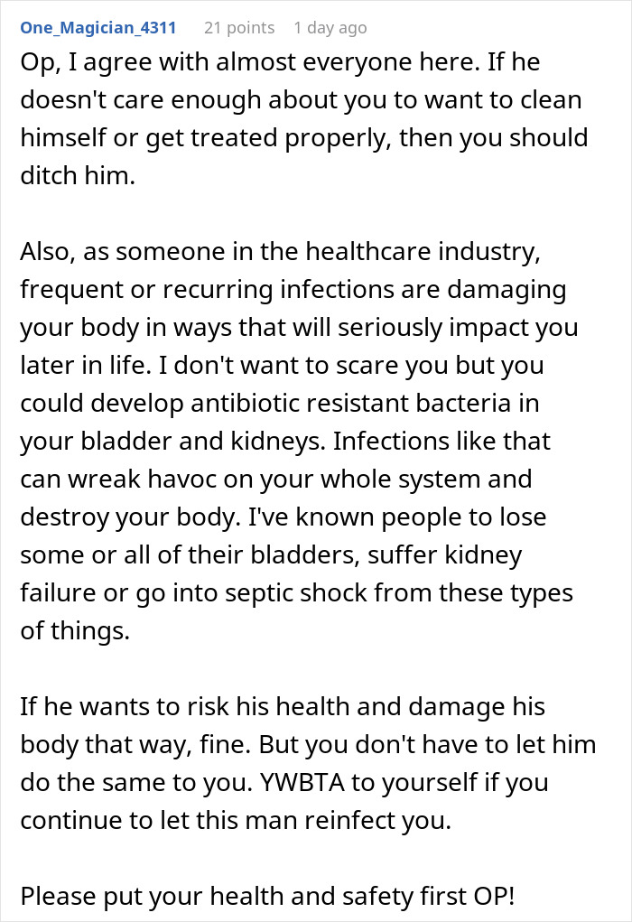 Guy Refuses To Get Himself Checked As GF Gets Constant Infections, She Reconsiders Marriage