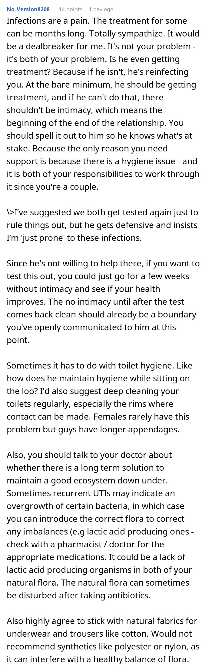 Guy Refuses To Get Himself Checked As GF Gets Constant Infections, She Reconsiders Marriage