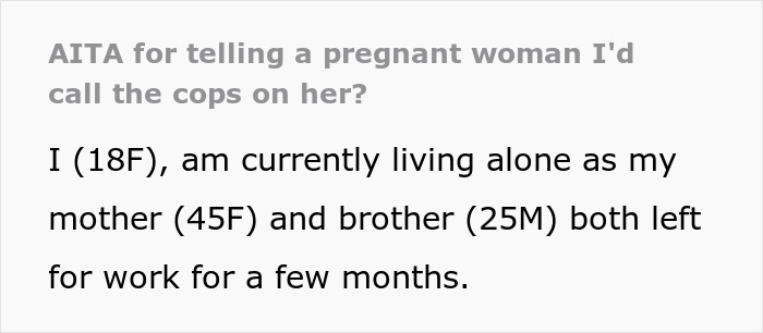 Pregnant Lady&#8217;s Sob Story Falls Flat After 18YO Refuses To Let Her Keep Parking In Private Driveway