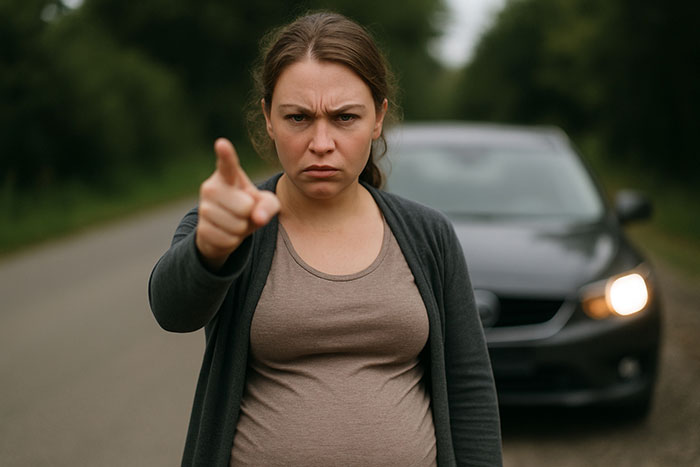 Pregnant Lady&#8217;s Sob Story Falls Flat After 18YO Refuses To Let Her Keep Parking In Private Driveway