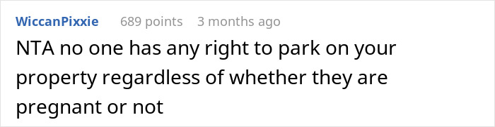 Pregnant Lady&#8217;s Sob Story Falls Flat After 18YO Refuses To Let Her Keep Parking In Private Driveway