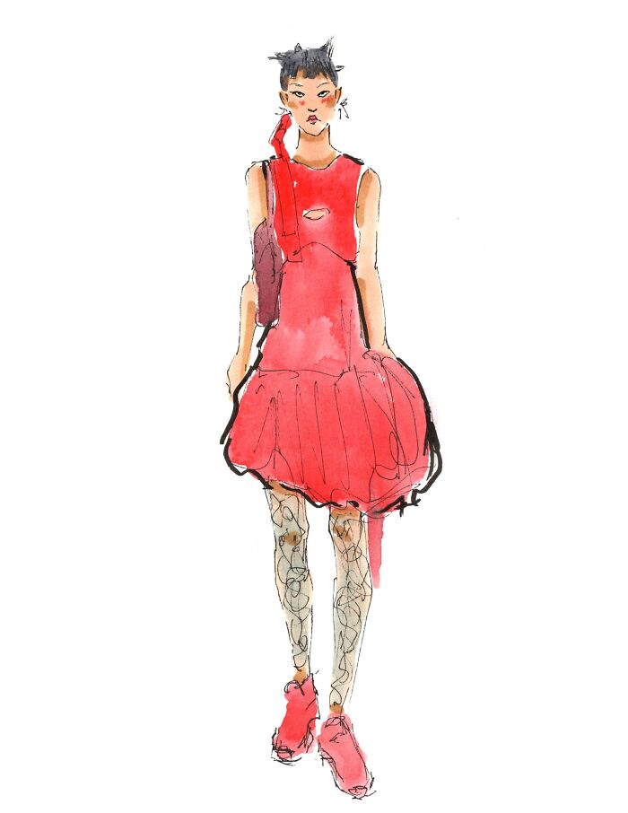 I Can’t Stop Sketching Fashion At Events, Here Are 25 Of My Works