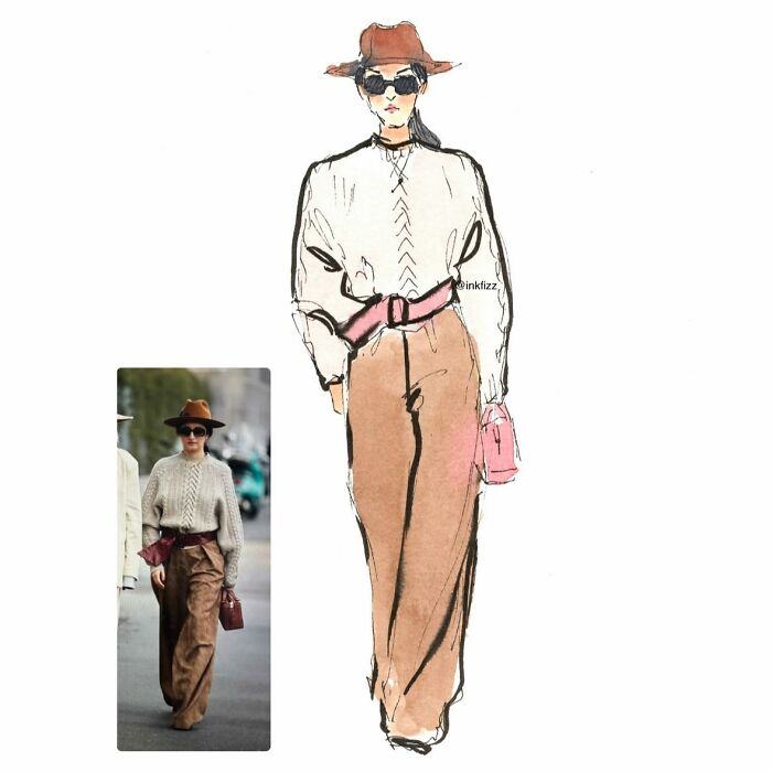 I Can’t Stop Sketching Fashion At Events, Here Are 25 Of My Works