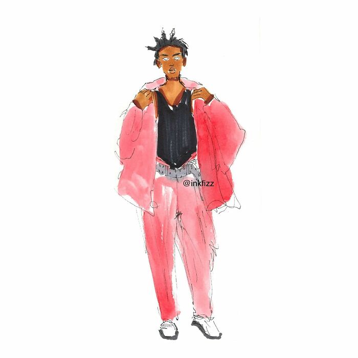 I Can’t Stop Sketching Fashion At Events, Here Are 25 Of My Works