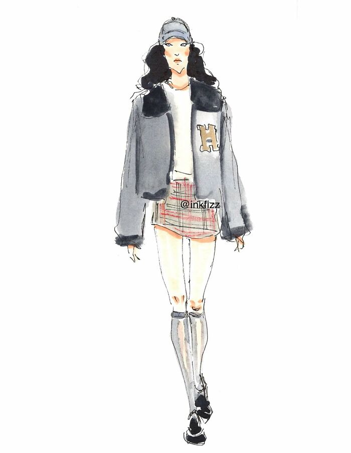 I Can’t Stop Sketching Fashion At Events, Here Are 25 Of My Works