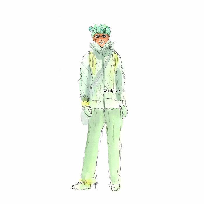 I Can’t Stop Sketching Fashion At Events, Here Are 25 Of My Works