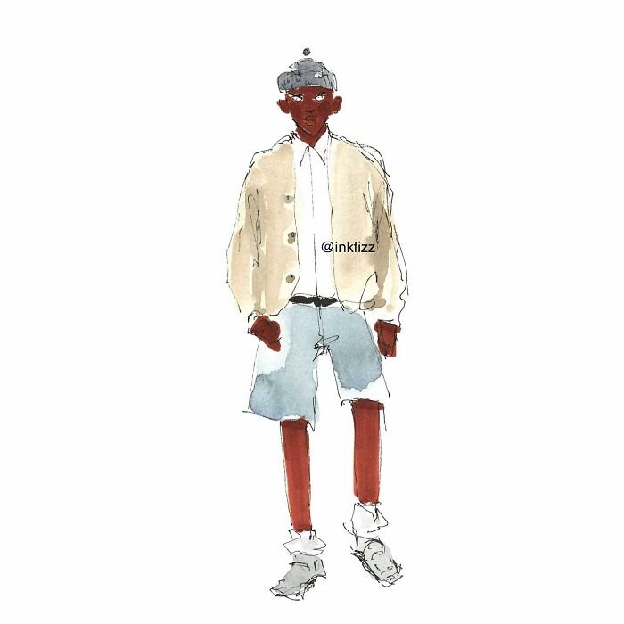 I Can’t Stop Sketching Fashion At Events, Here Are 25 Of My Works