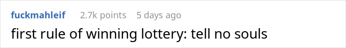 Guy Horrified After Toxic GF Wants To Quit Her Job After He Wins Lottery, Decides To Dump Her