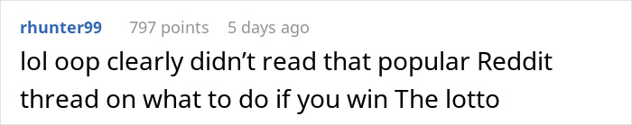 Guy Horrified After Toxic GF Wants To Quit Her Job After He Wins Lottery, Decides To Dump Her