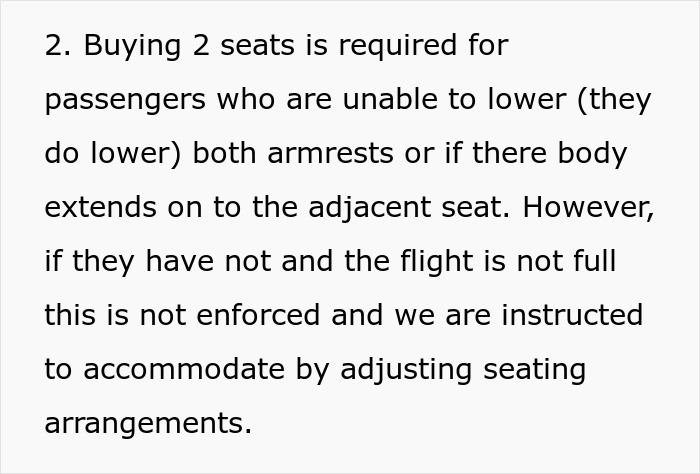 Flight Attendant Wonders If They Were Wrong To Not Offer Overweight Woman A Seatbelt Extender Immediately