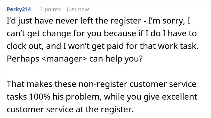 Boss Falls Flat On His Face After Telling Employee To Clock Out For Every Second Away From Register