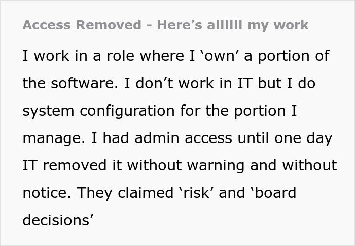 Engineer Bombards HR With All They&#8217;d Need To Learn After They Revoke Access To Software, They Relent