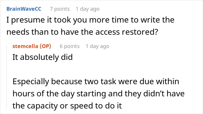 Engineer Bombards HR With All They&#8217;d Need To Learn After They Revoke Access To Software, They Relent
