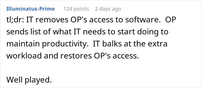 Engineer Bombards HR With All They&#8217;d Need To Learn After They Revoke Access To Software, They Relent