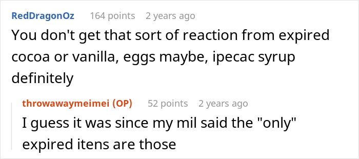 This MIL Called Her Son&#8217;s GF A &#8220;Spoiled Brat&#8221; For Not Being Able To &#8220;Digest&#8221; A Poisoned Cake