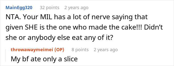 This MIL Called Her Son&#8217;s GF A &#8220;Spoiled Brat&#8221; For Not Being Able To &#8220;Digest&#8221; A Poisoned Cake