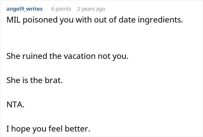 This MIL Called Her Son&#8217;s GF A &#8220;Spoiled Brat&#8221; For Not Being Able To &#8220;Digest&#8221; A Poisoned Cake