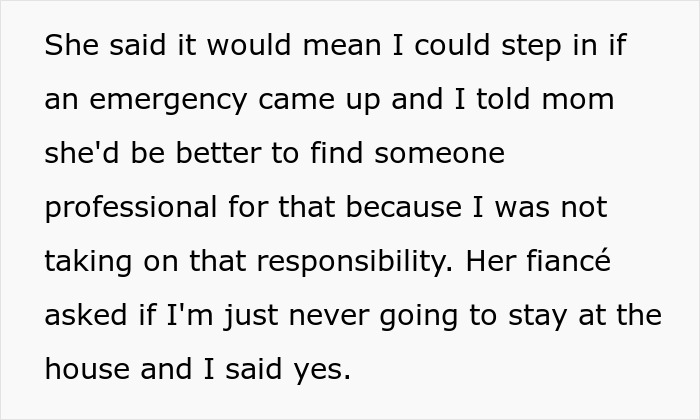 Mom Tries To Recruit 20YO Son To Look After Fiance’s Disabled Daughter, Irate When He Refuses