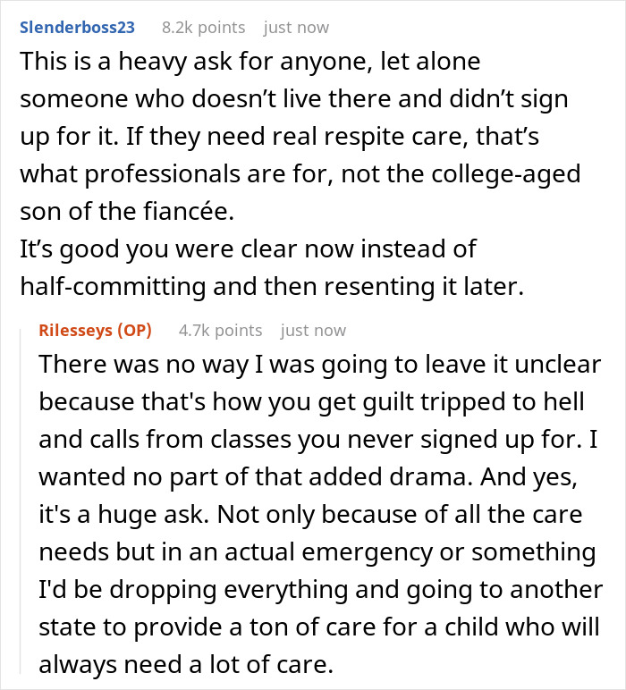 Mom Tries To Recruit 20YO Son To Look After Fiance’s Disabled Daughter, Irate When He Refuses