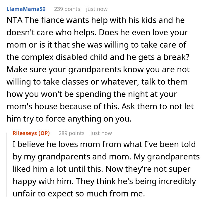 Mom Tries To Recruit 20YO Son To Look After Fiance’s Disabled Daughter, Irate When He Refuses