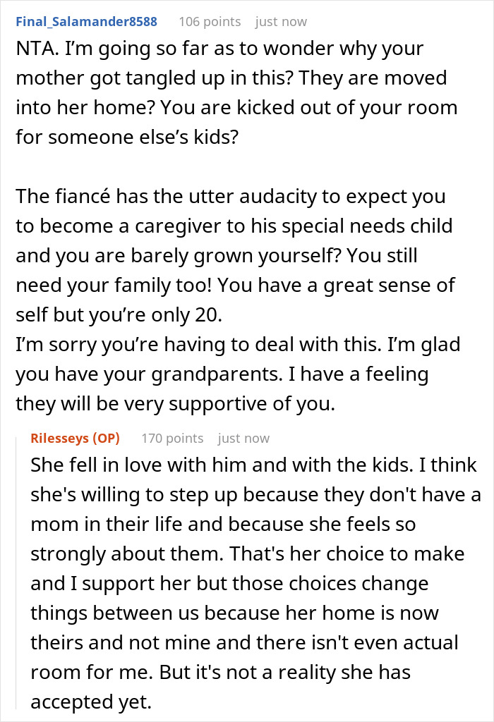 Mom Tries To Recruit 20YO Son To Look After Fiance’s Disabled Daughter, Irate When He Refuses