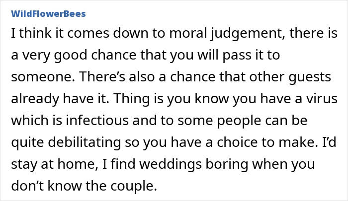 Woman Unsure About Attending Wedding Despite Testing Positive For COVID, Groom Tells Her To Come