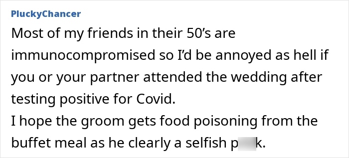 Woman Unsure About Attending Wedding Despite Testing Positive For COVID, Groom Tells Her To Come