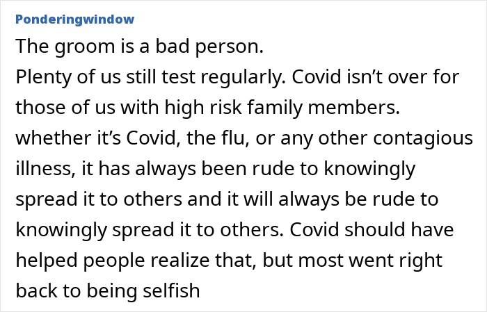 Woman Unsure About Attending Wedding Despite Testing Positive For COVID, Groom Tells Her To Come