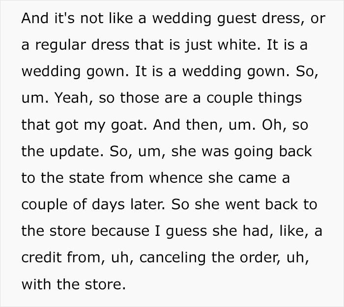 “You Think You Can Hurt Me?” MIL Decides A Wedding Gown Is A Great Choice For Son&#8217;s Wedding