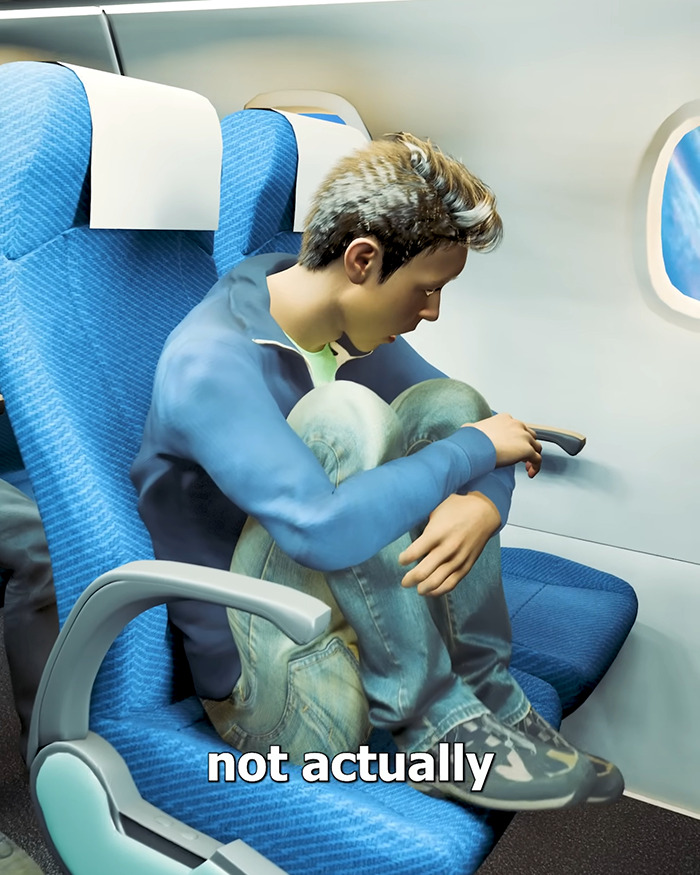 Brutal Plane Crash Simulation Reveals Why The Right Brace Position Could Save Your Life