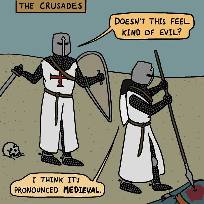 This Artist Loves Dad Jokes And Norse Myths, So They Created 34 Pun-Filled Comics (New Pics)