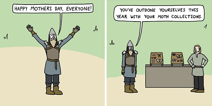 This Artist Loves Dad Jokes And Norse Myths, So They Created 34 Pun-Filled Comics (New Pics)