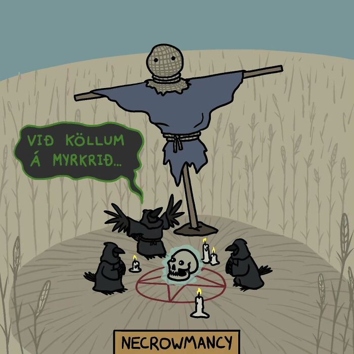 This Artist Loves Dad Jokes And Norse Myths, So They Created 34 Pun-Filled Comics (New Pics)