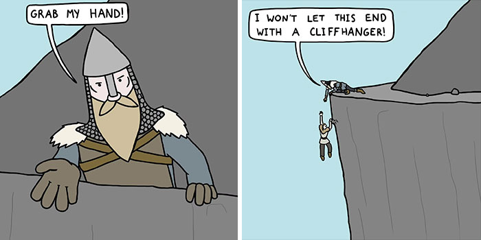 This Artist Loves Dad Jokes And Norse Myths, So They Created 34 Pun-Filled Comics (New Pics)