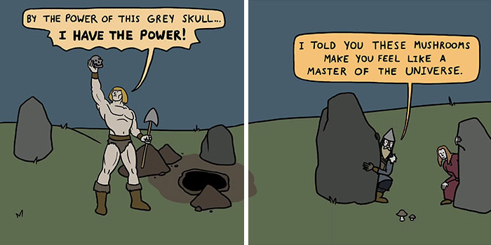 This Artist Loves Dad Jokes And Norse Myths, So They Created 34 Pun-Filled Comics (New Pics)