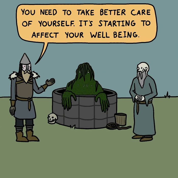 This Artist Loves Dad Jokes And Norse Myths, So They Created 34 Pun-Filled Comics (New Pics)