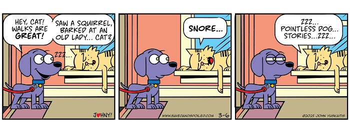 Saved &#038; Spoiled: 26 Comics About My Rescue Dog And Pedigree Cat