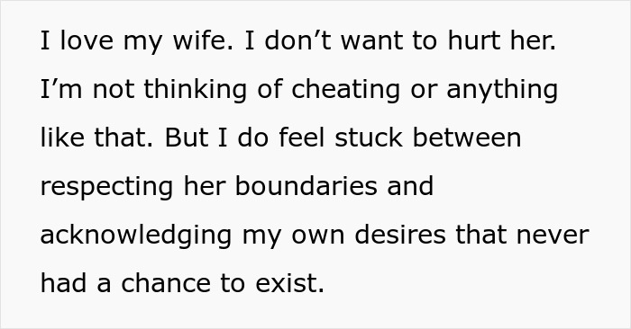 People Predict Divorce For This Husband Who Asks Wife To Change Her Intimacy Boundaries
