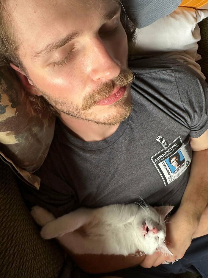 140 Dads Who Said “No Pets” And Ended Up Becoming Total Softies
