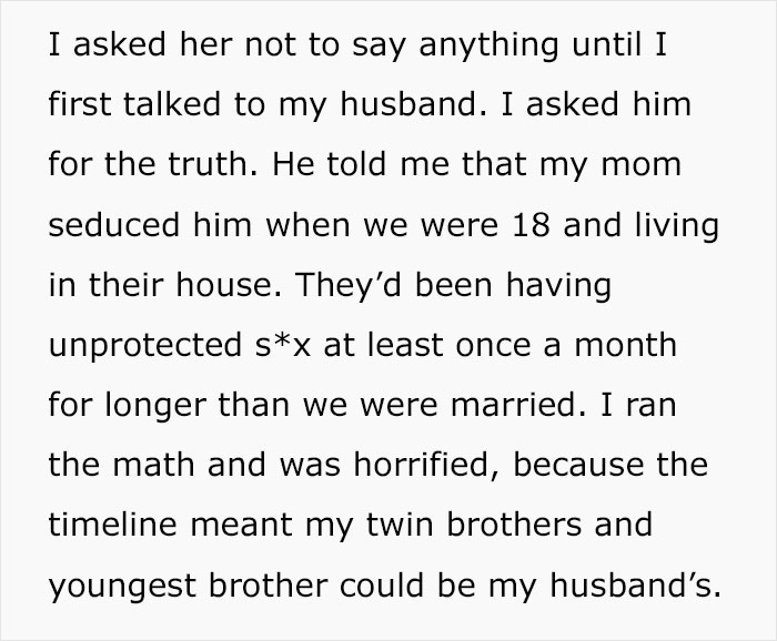 Woman Catches Her Mom Sleeping With Her Husband, Exposes Their 22-Year Affair